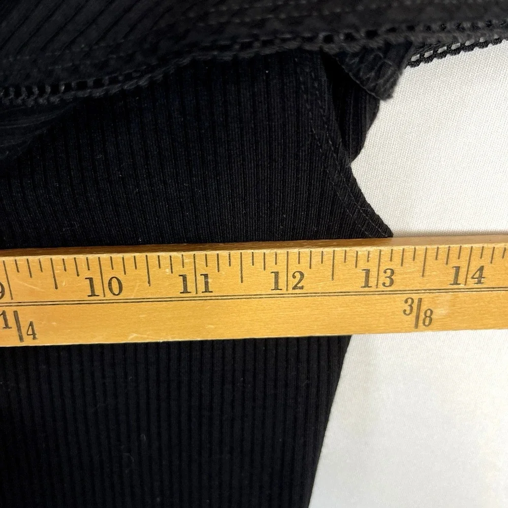 Reformation Womens Off The Shoulder‎ Mini Bardot Dress Size S Black Stretch